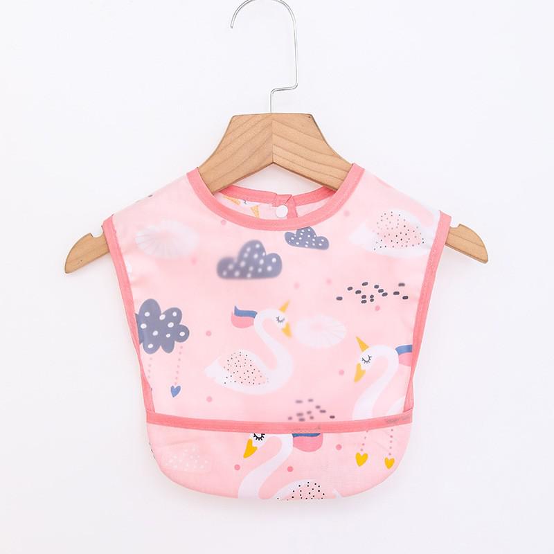 Cute Baby Bib Apron with Pockets