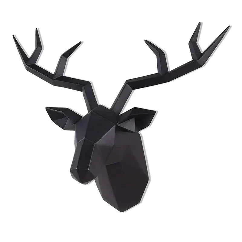 Wildlife Deer Antler Wall Art Statue Decoration