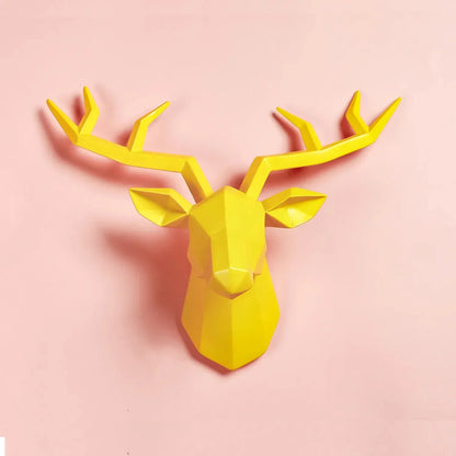 Wildlife Deer Antler Wall Art Statue Decoration
