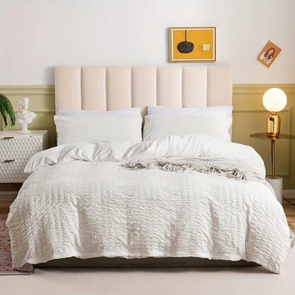 Soft Plush Ruffled Duvet Cover Set - Fesara