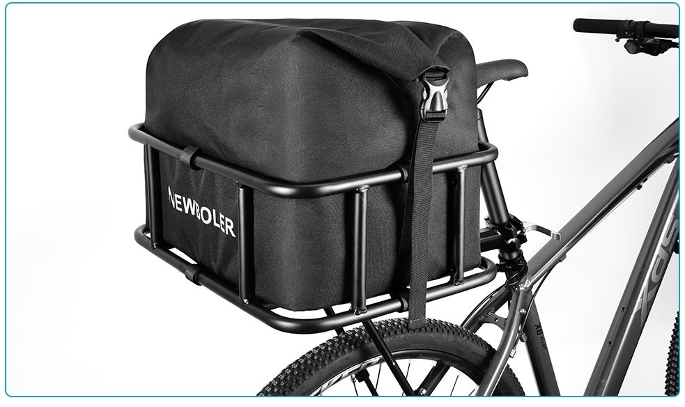 Durable Rear Bike Storage Basket with Mount