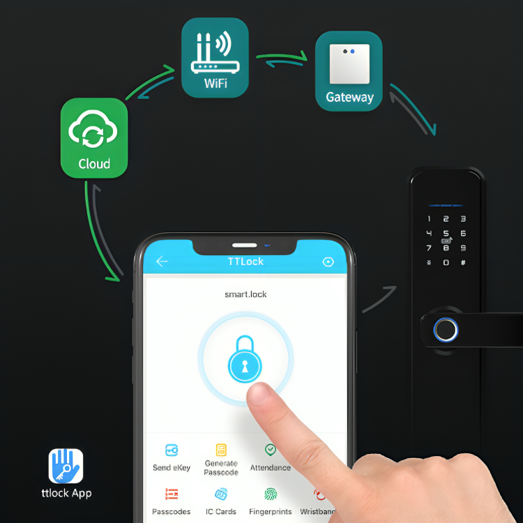Touchless Electronic Door Lock