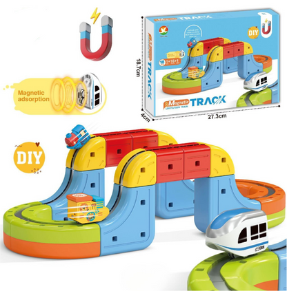 Fun Kids Magnetic Train Track Toy - Fesara