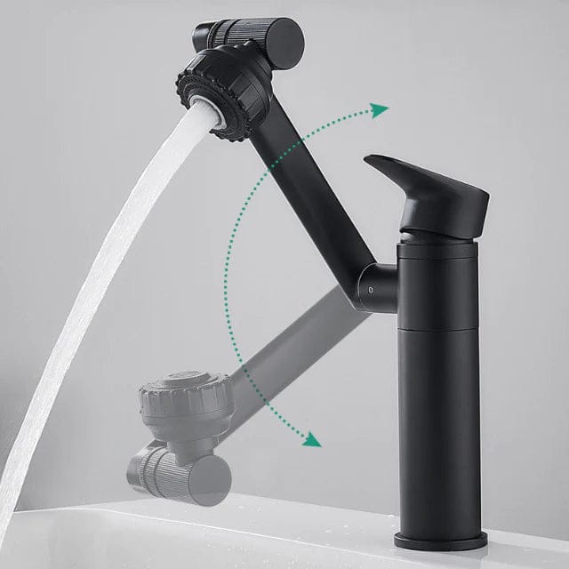 Flexible 360 Degree Kitchen Faucet with Spray Nozzle