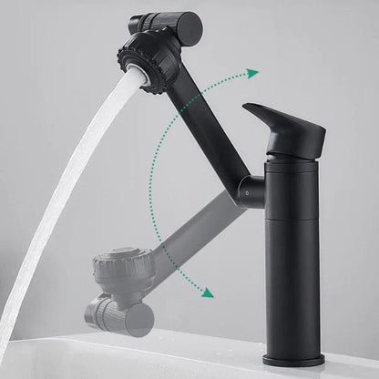 Flexible 360 Degree Kitchen Faucet with Spray Nozzle
