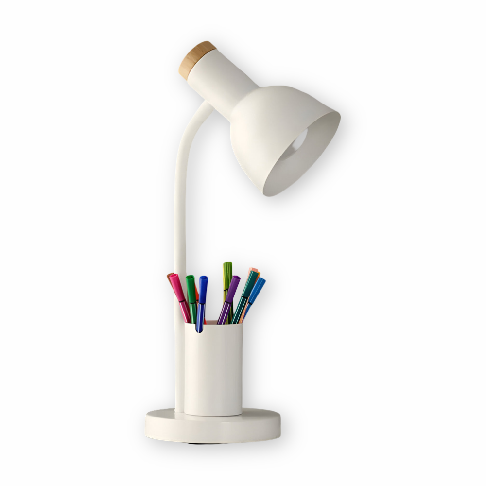Stylish LED Desk Lamp with Storage - Fesara