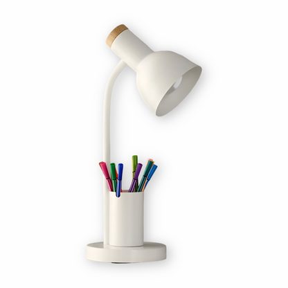 Stylish LED Desk Lamp with Storage - Fesara