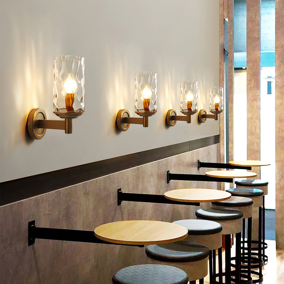 Sleek Glass Wall Lamp for Modern Home Decor