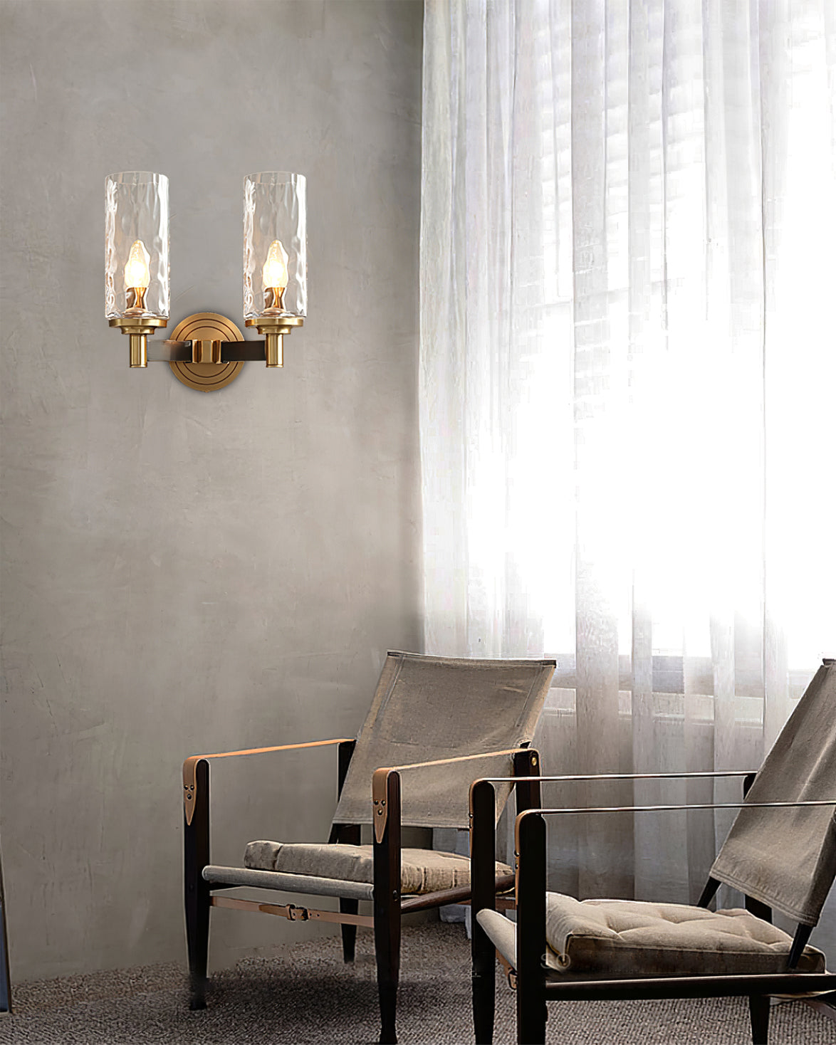 Sleek Glass Wall Lamp for Modern Home Decor