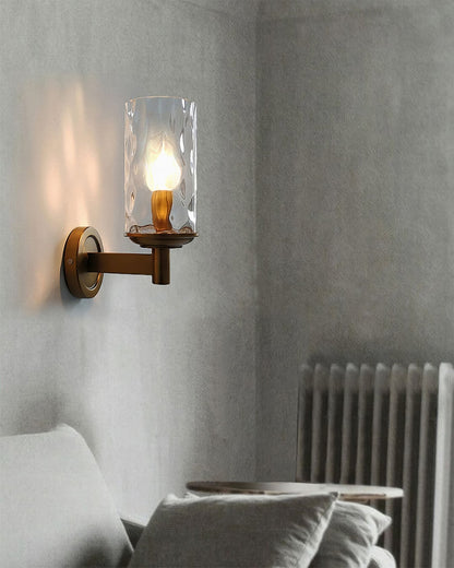 Sleek Glass Wall Lamp for Modern Home Decor