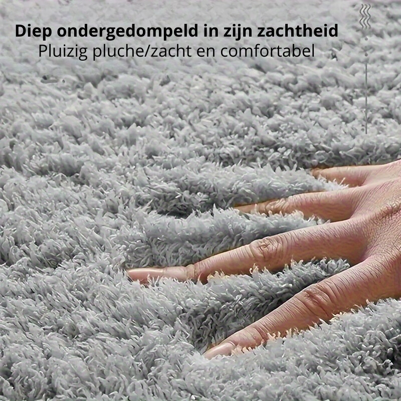 Plush Bathroom Mat - Ultra Soft Non Slip Bath Rug