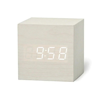 Small Digital Table Clock with LED Nightlight
