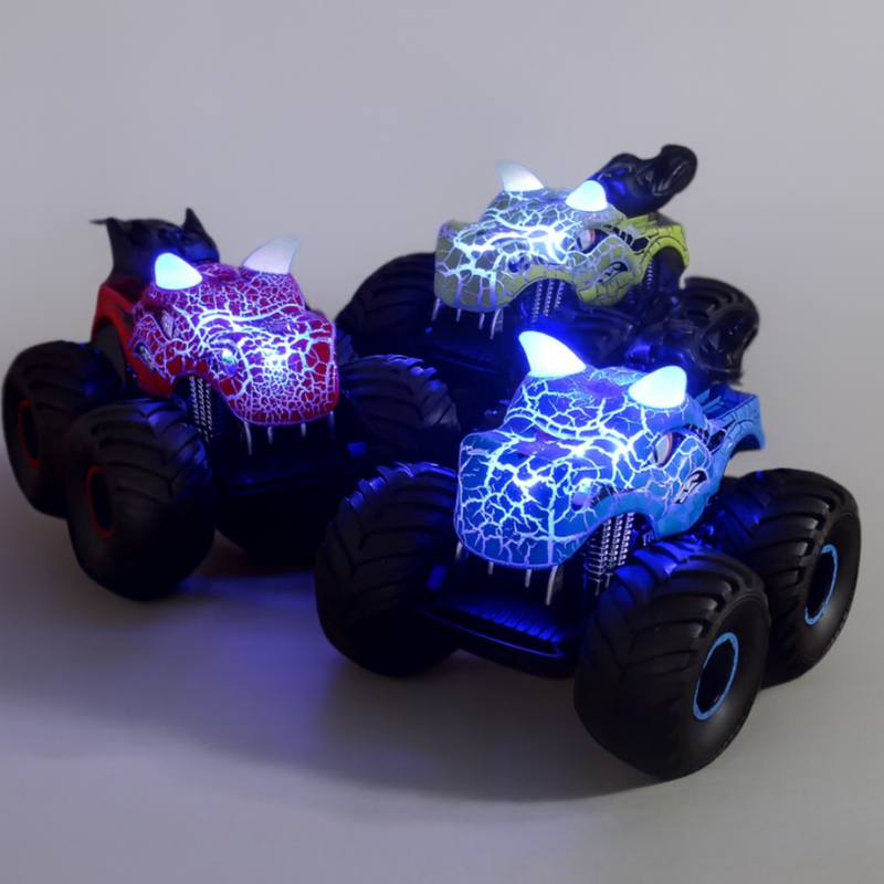 DinoBlaze | RC Monster Truck with LED Lights and Smoke Exhaust 2