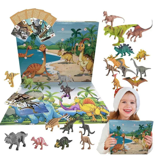 Fun Dinosaur Christmas Countdown Calendar for Children - Fesara