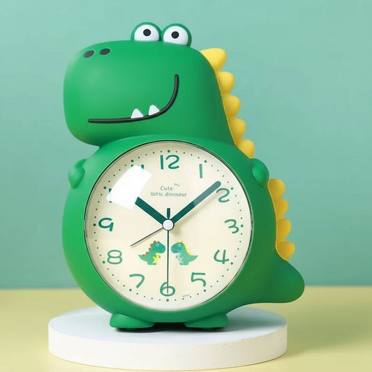 Fun Kids Wake-Up Dinosaur Alarm Clock with Night Light - Fesara
