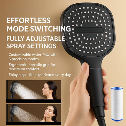 Powerful Shower Head with Advanced Water Filter