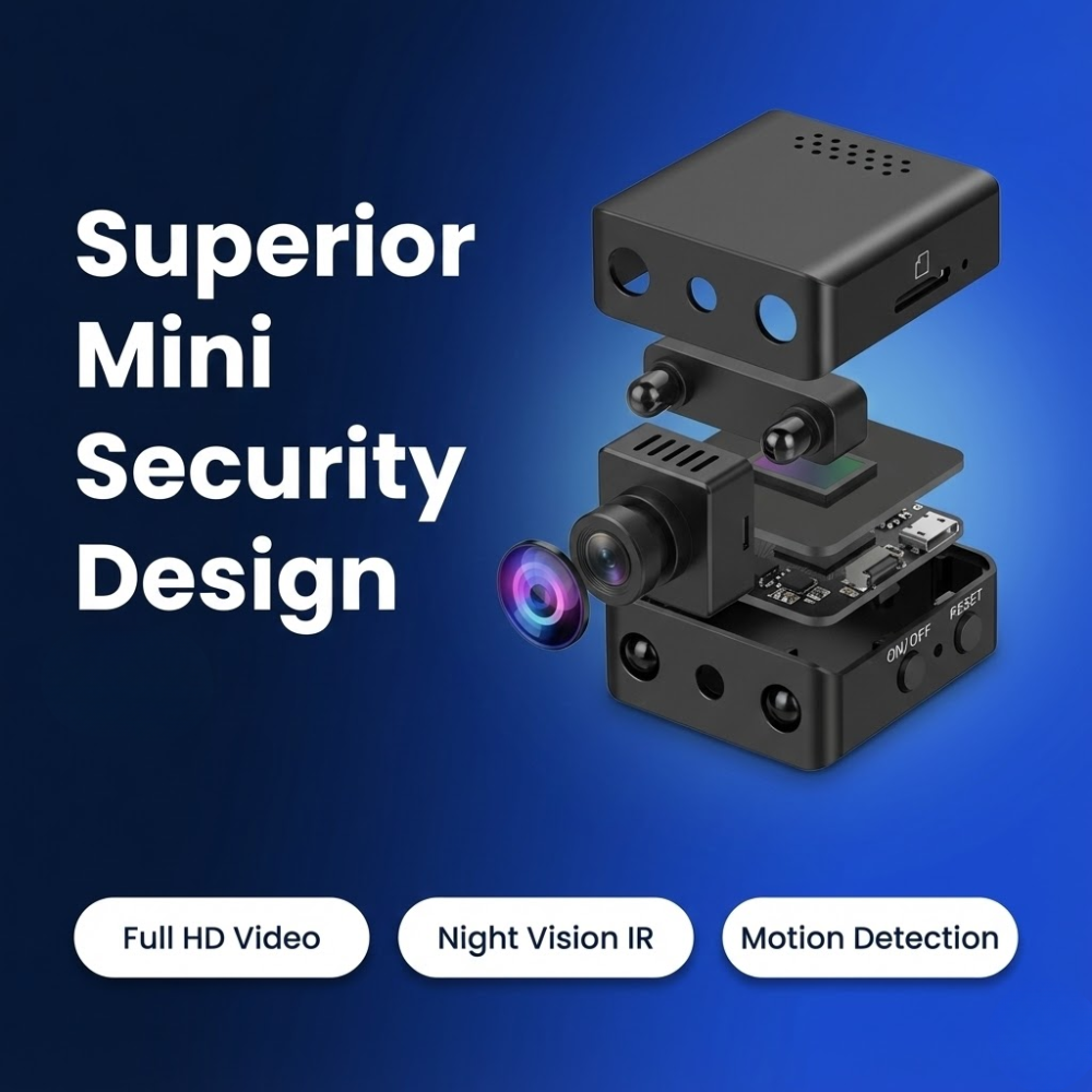 Compact Wireless Home Surveillance Camera