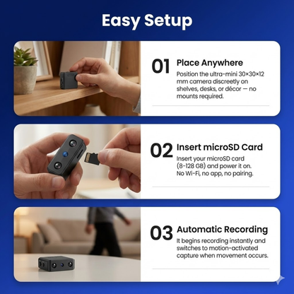 Compact Wireless Home Surveillance Camera