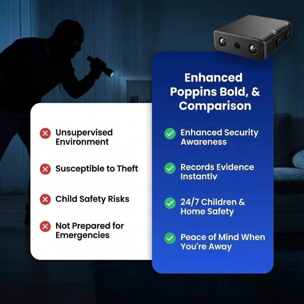 Compact Wireless Home Surveillance Camera