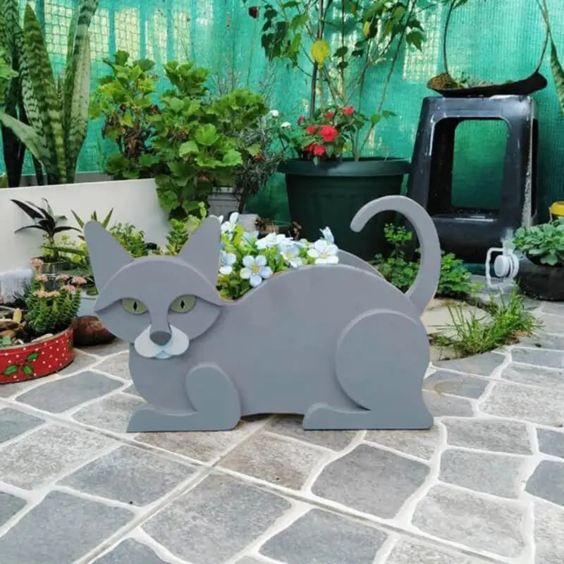 Adorable Cat Planter Pot for Garden