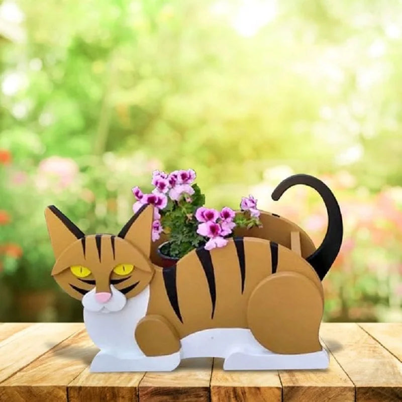 Adorable Cat Planter Pot for Garden