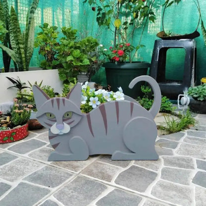 Adorable Cat Planter Pot for Garden