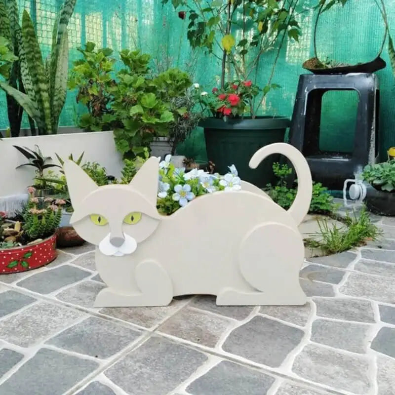 Adorable Cat Planter Pot for Garden - Fesara