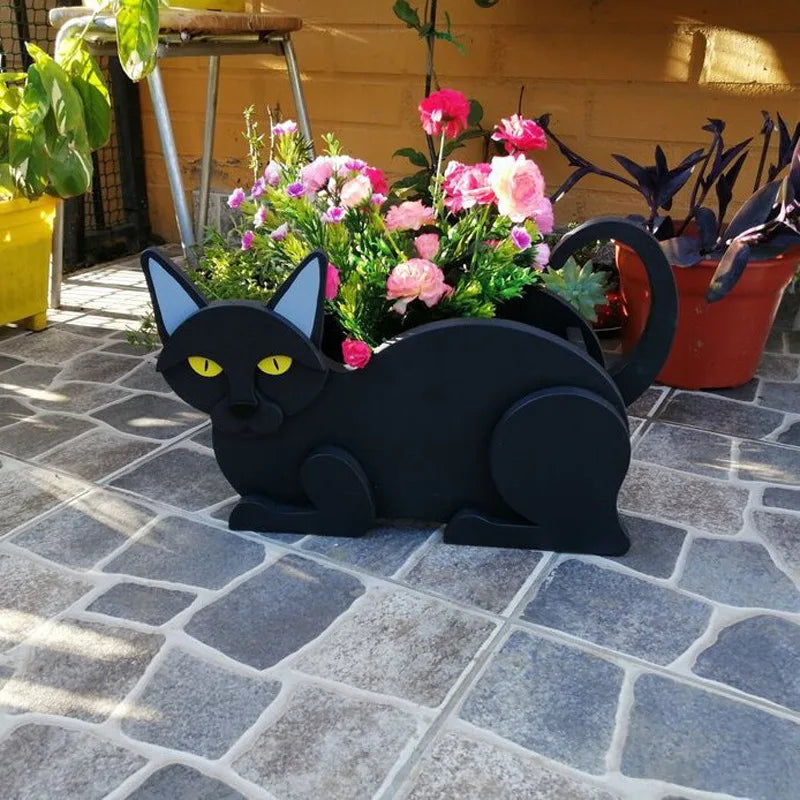Adorable Cat Planter Pot for Garden