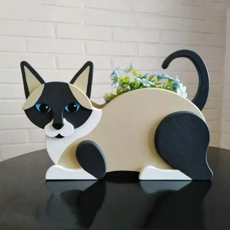 Adorable Cat Planter Pot for Garden