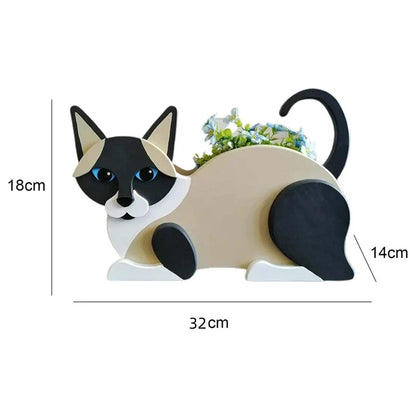 Adorable Cat Planter Pot for Garden