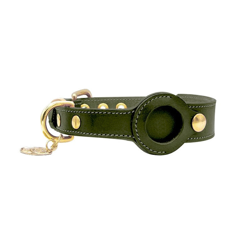 Dog Collar with AirTag Holder | Real-Time GPS Tracking & Adjustable Fit for All Breeds 1