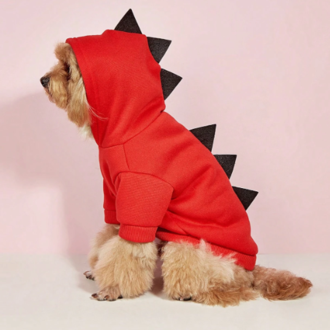 Cozy Pet Dino Hoodie Costume for Dogs - Fesara