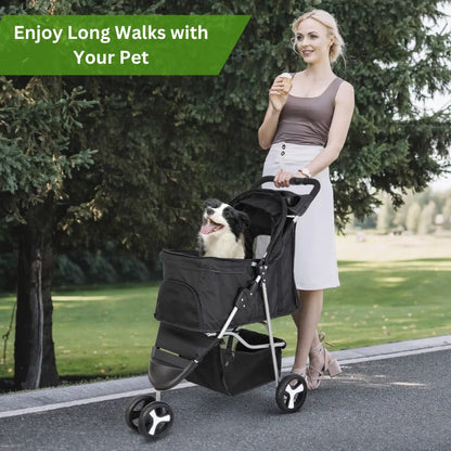 Portable Dog Stroller for Pets of All Sizes
