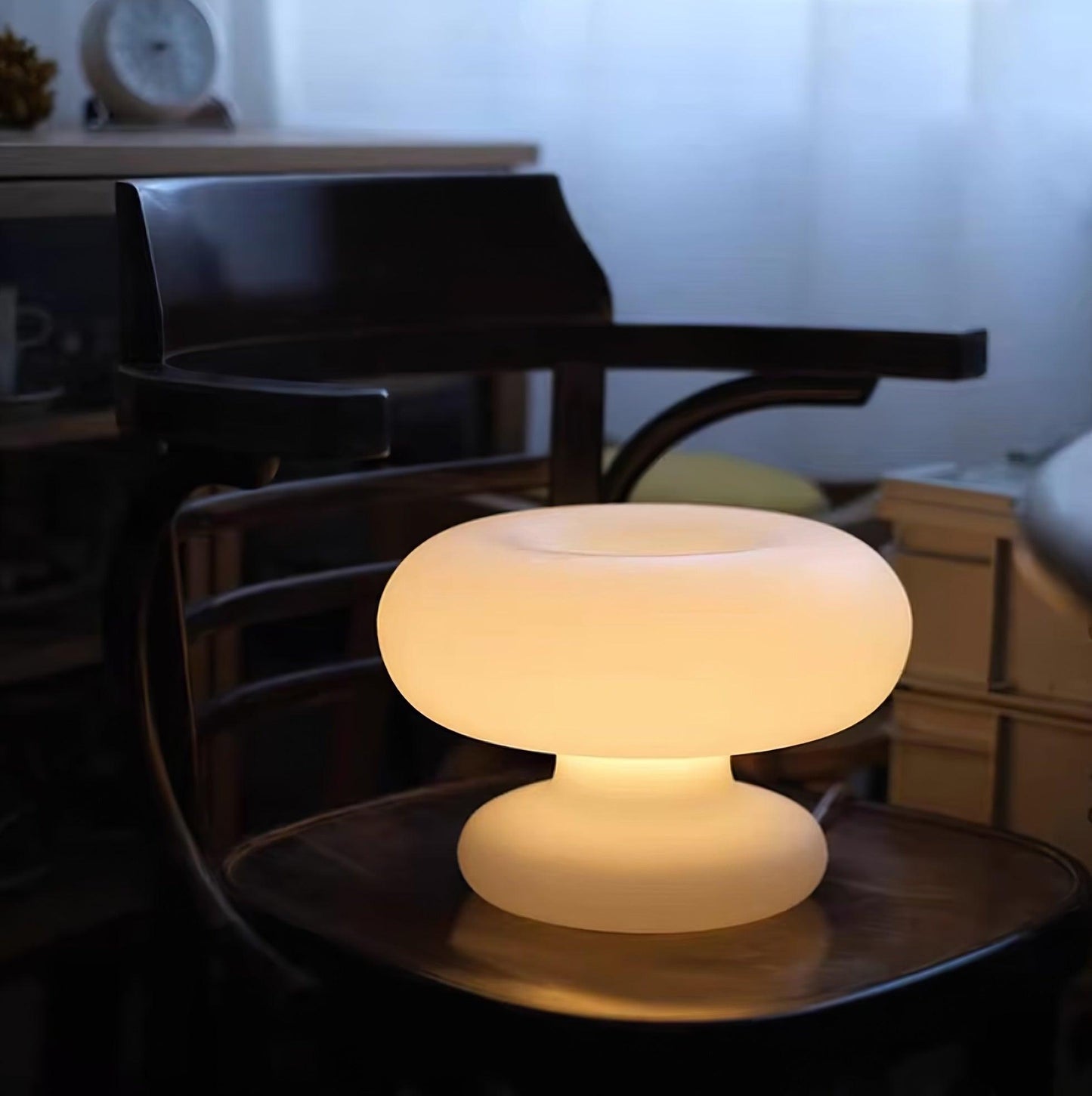 Stylish Donut Light with Warm Glow