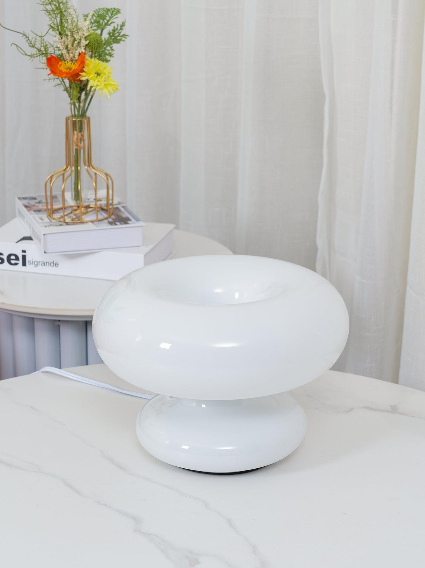 Stylish Donut Light with Warm Glow
