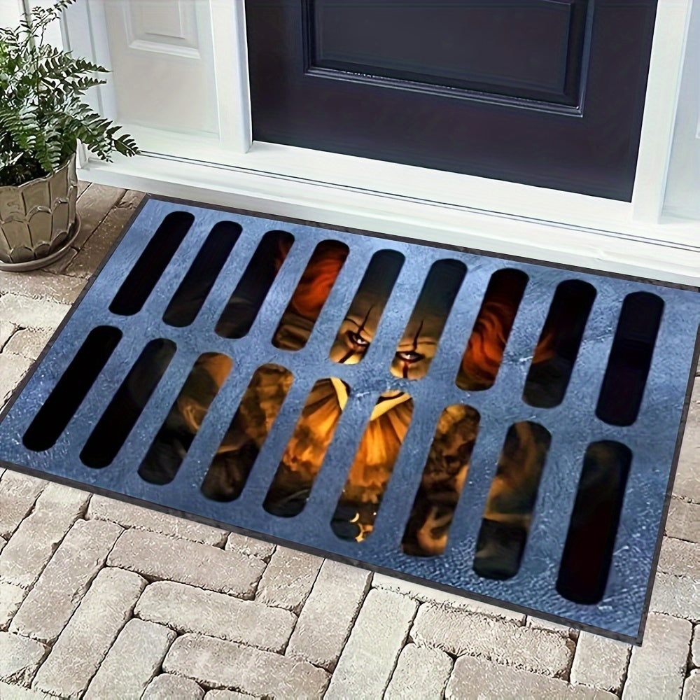 Spooky Welcome Mat - Durable Non-Slip Entry Rug - Fesara
