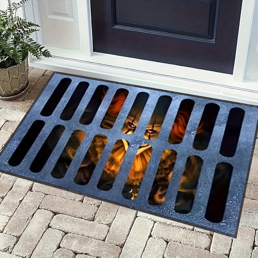 Spooky Welcome Mat - Durable Non-Slip Entry Rug - Fesara