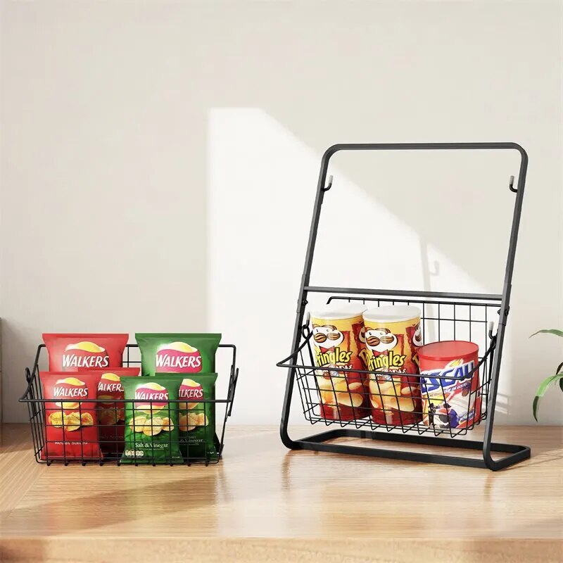 Compact Kitchen Shelf Organizer for Pots and Pantry