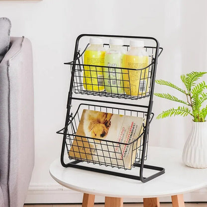 Compact Kitchen Shelf Organizer for Pots and Pantry