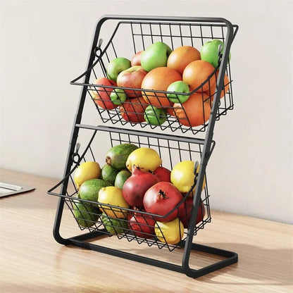 Compact Kitchen Shelf Organizer for Pots and Pantry - Fesara