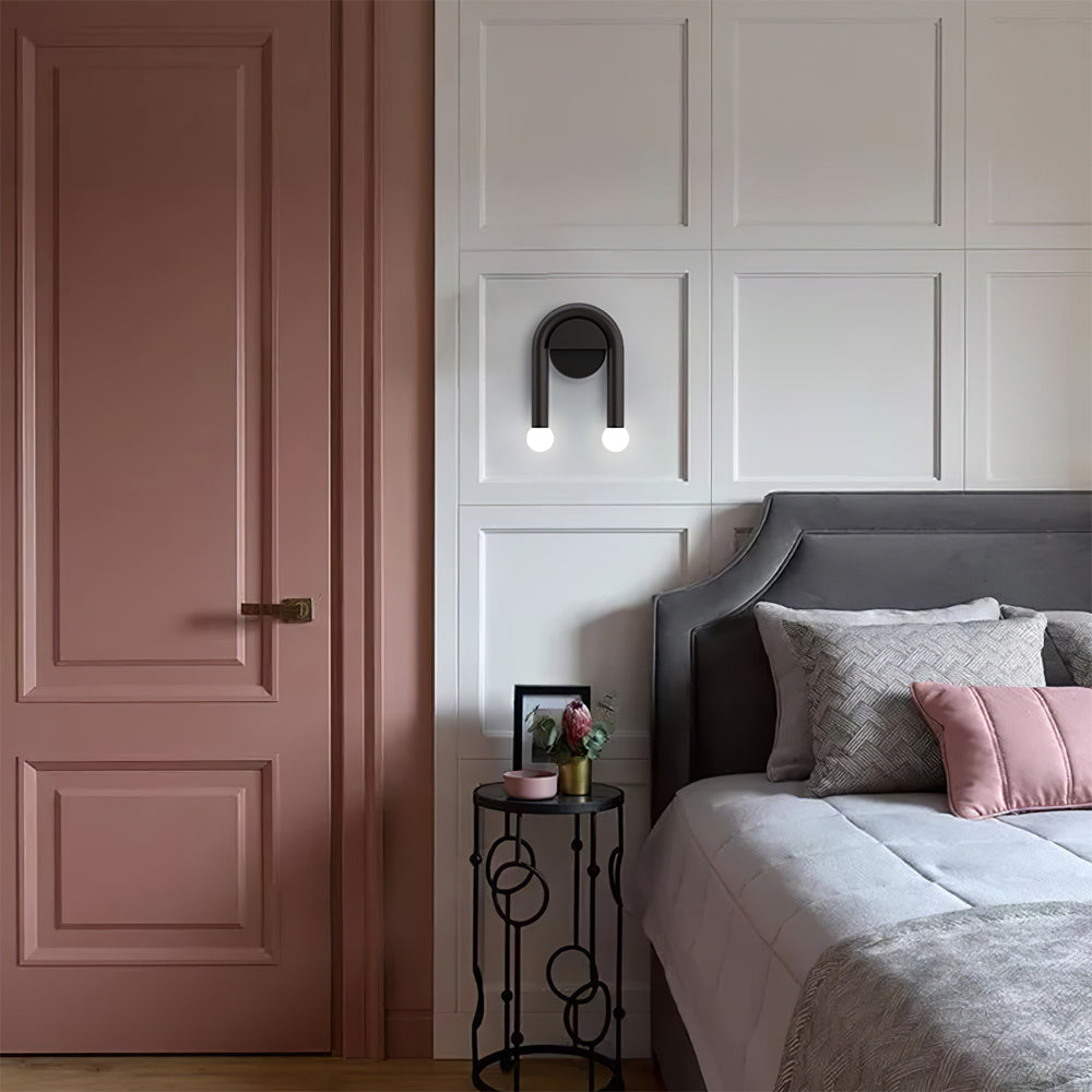 Contemporary Curved Wall Light for Living Rooms