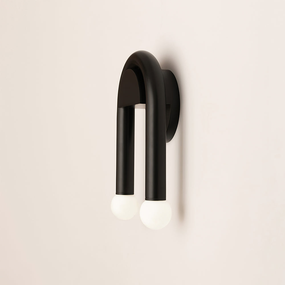 Contemporary Curved Wall Light for Living Rooms