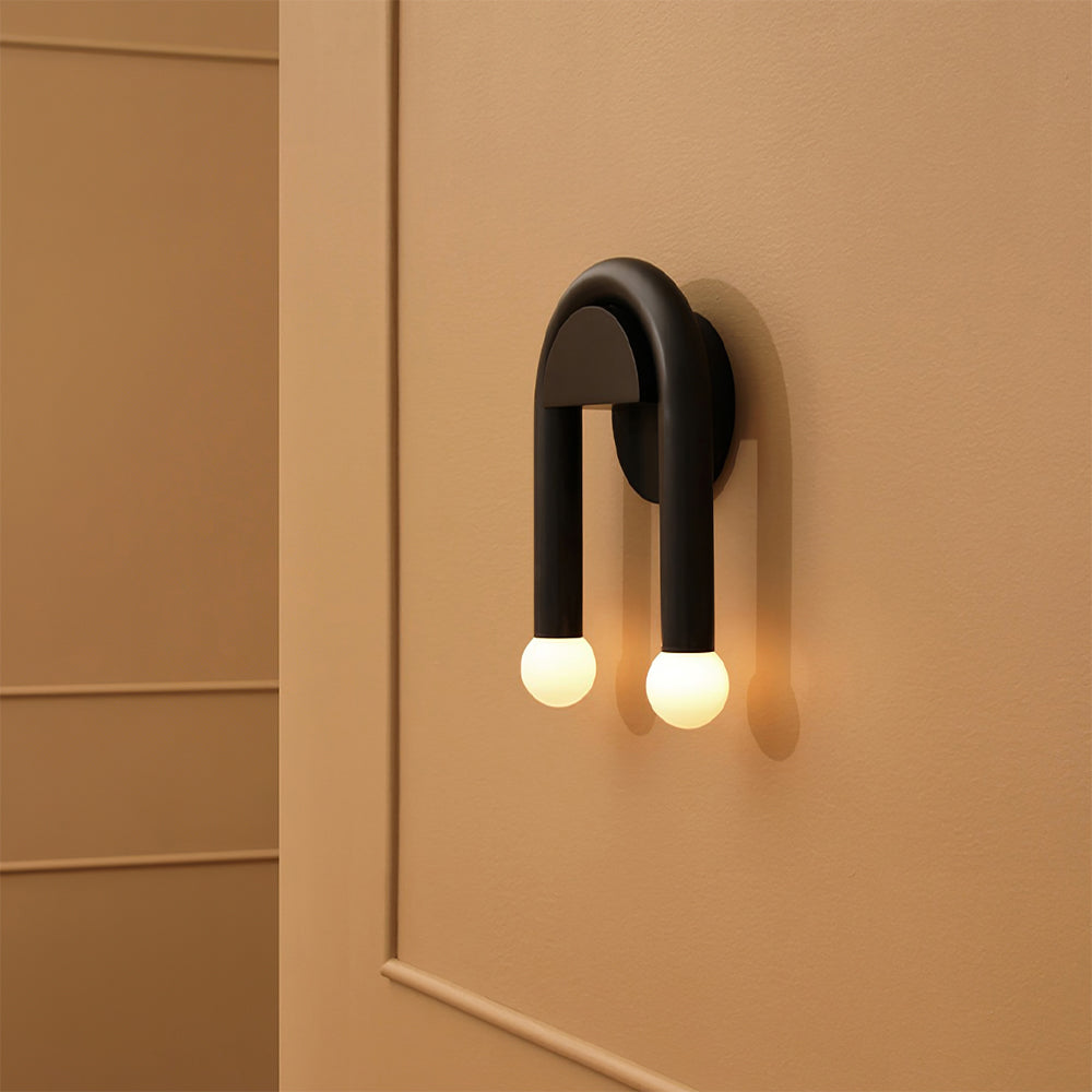 Contemporary Curved Wall Light for Living Rooms