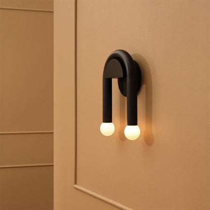 Contemporary Curved Wall Light for Living Rooms