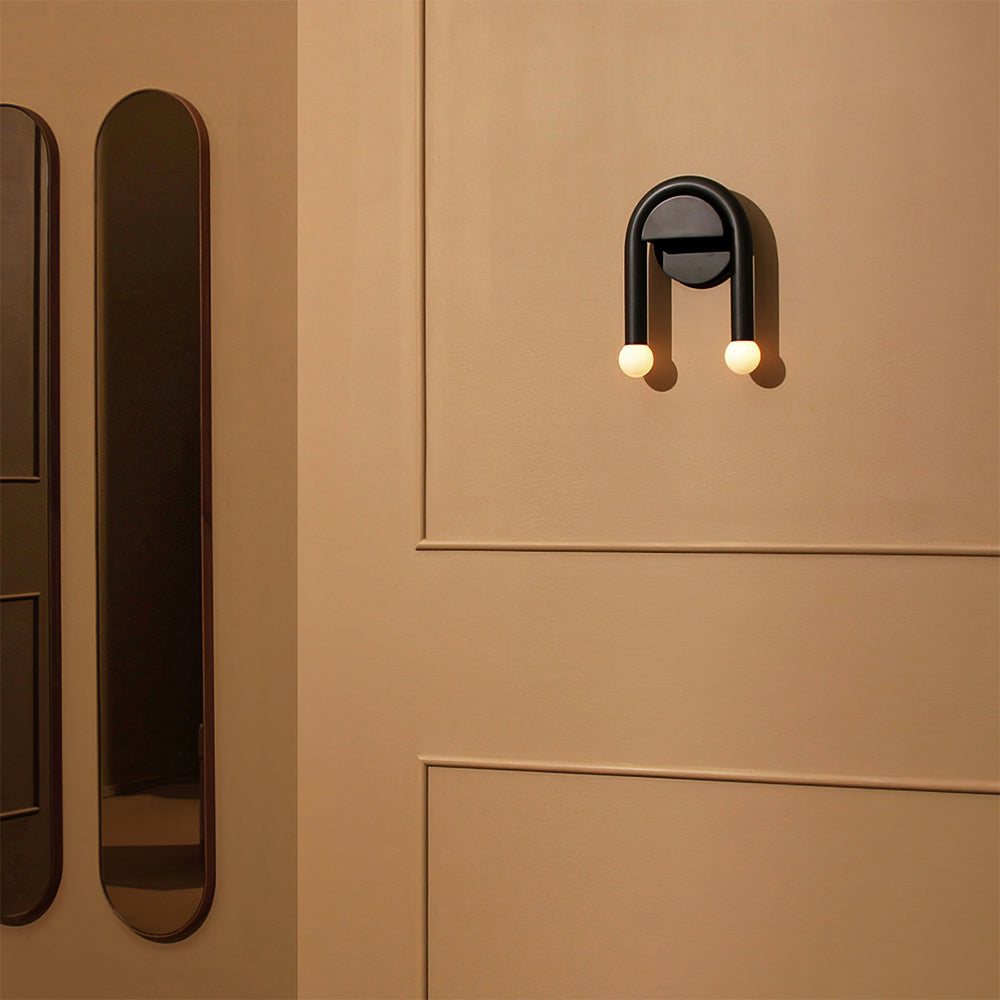 Contemporary Curved Wall Light for Living Rooms