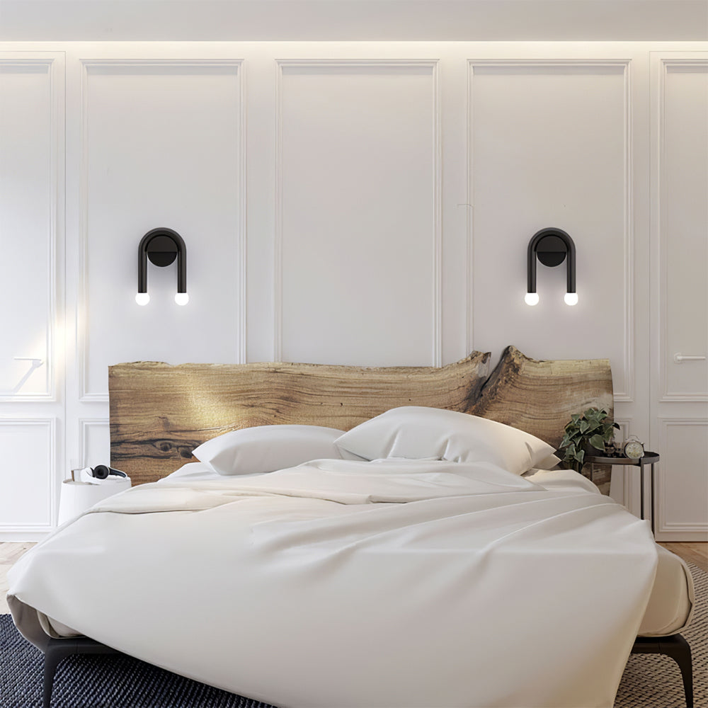 Contemporary Curved Wall Light for Living Rooms