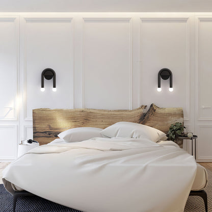 Contemporary Curved Wall Light for Living Rooms
