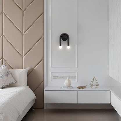 Contemporary Curved Wall Light for Living Rooms