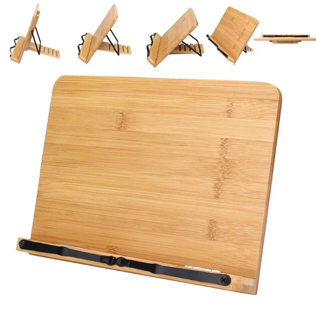 Compact Folding Bookstand for Reading and Tablets