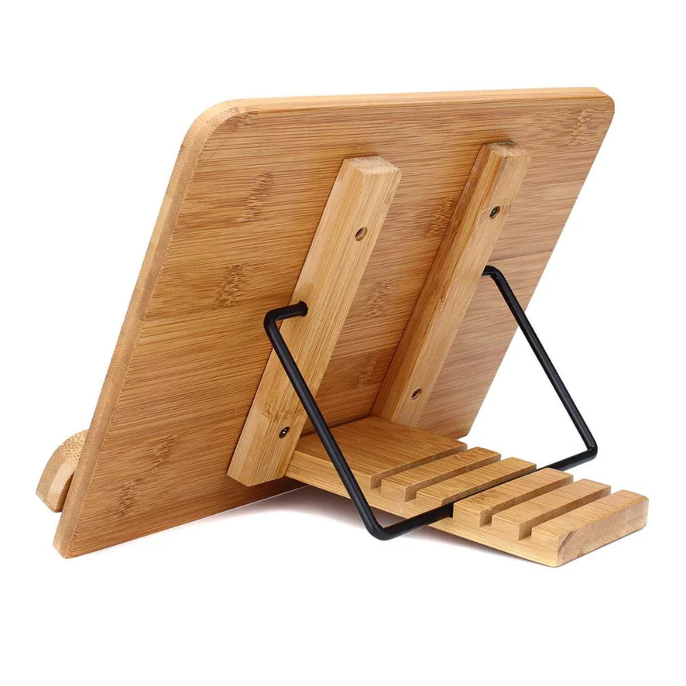 Compact Folding Bookstand for Reading and Tablets